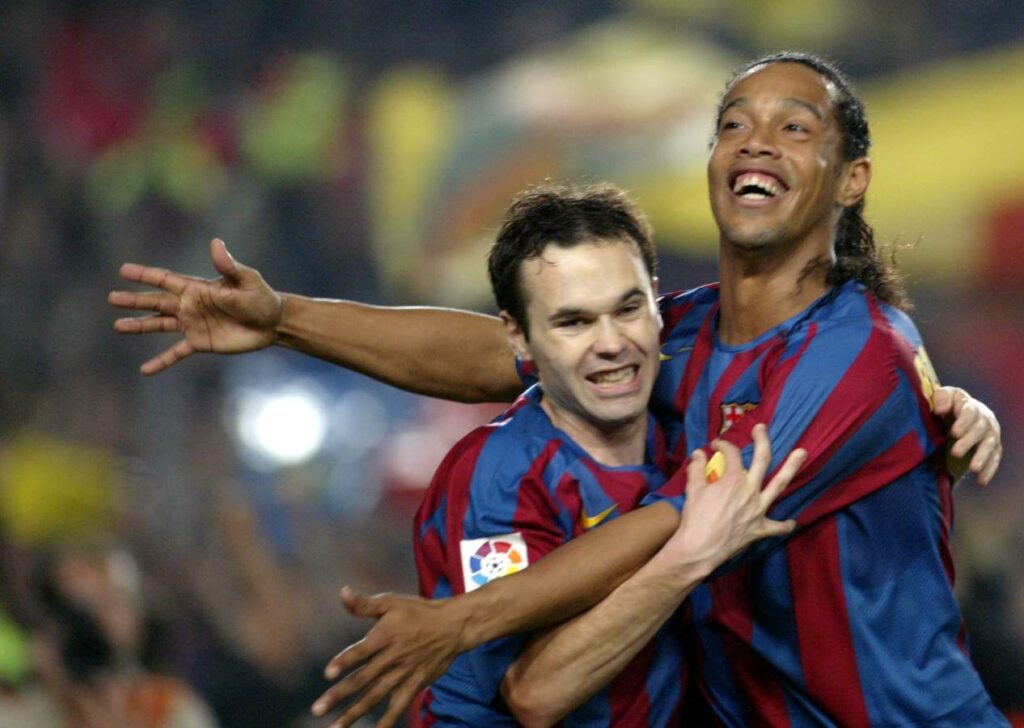 Iniesta, Ronaldinho