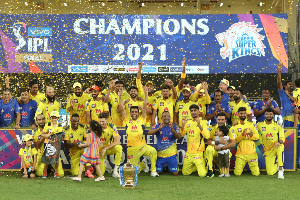 Chennai Super Kings 2021 IPL champions