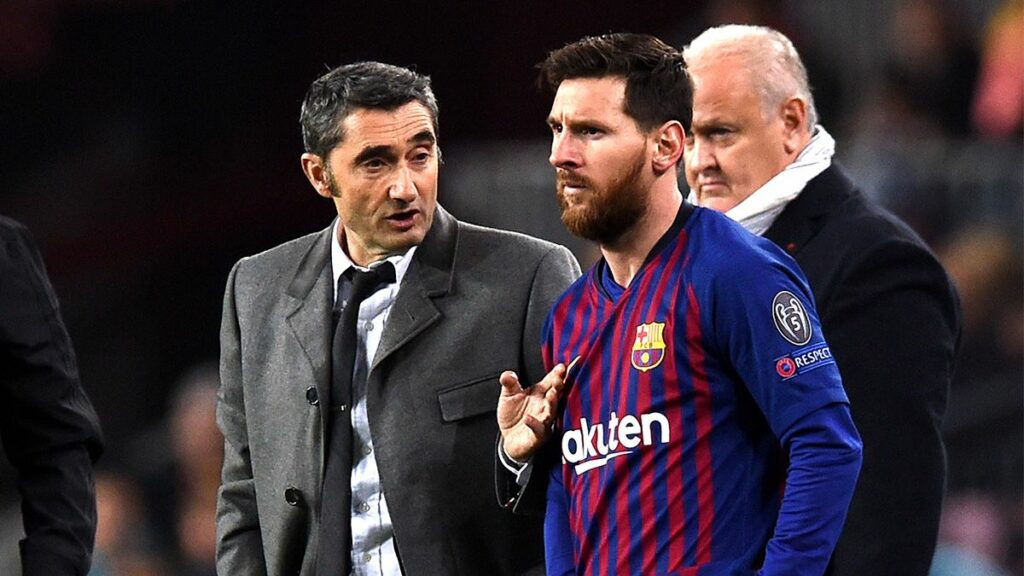 Ernesto Valverde, Lionel Messi