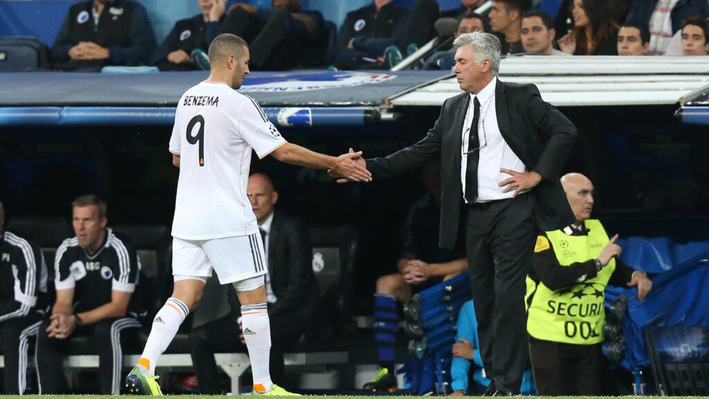 Karim Benzema, Carlo Ancelotti