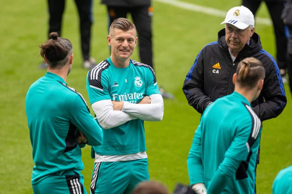 Gareth Bale, Toni Kroos, Carlo Ancelotti