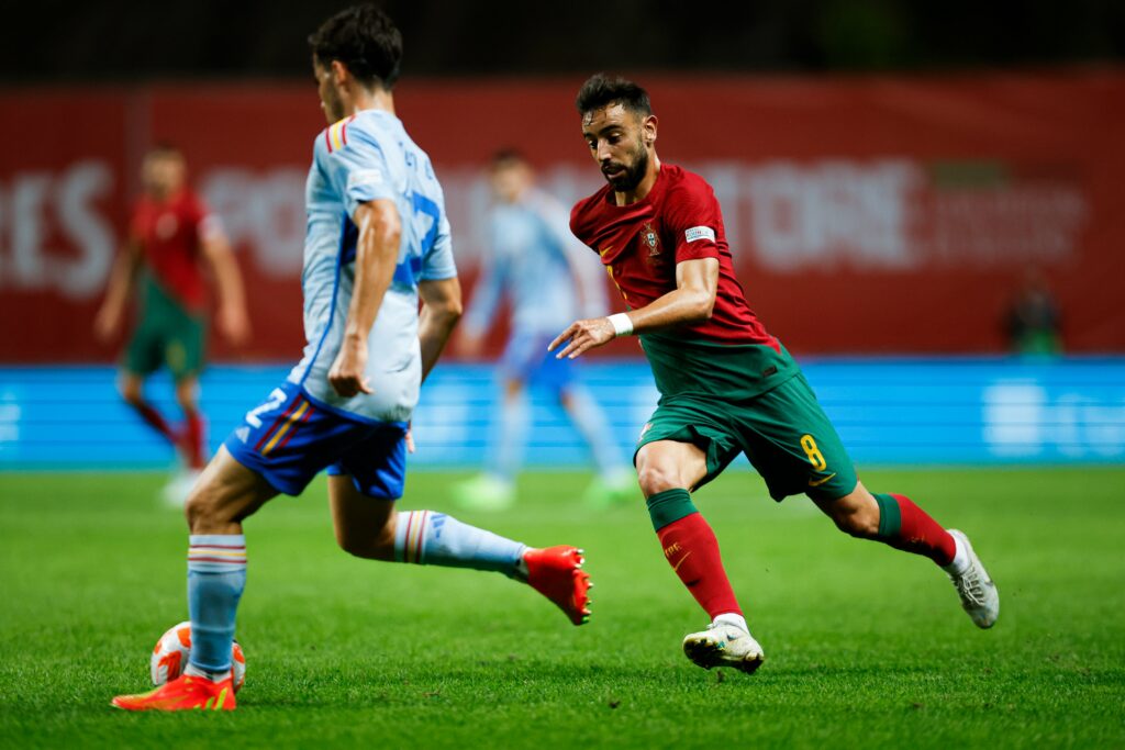 Bruno Fernandes vs Spain