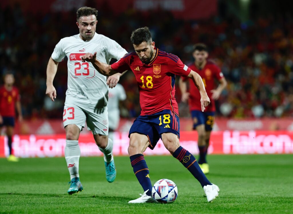 Jordi Alba vs Switzerland