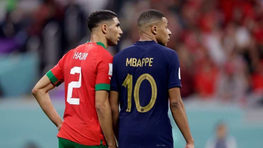 Achraf Hakimi, Kylian Mbappe