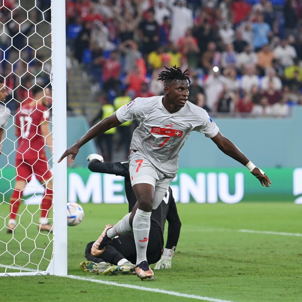 Switzerland advance to World Cup playoffs after beating Serbia in 5-goal thriller; Cameroon pull off major upset against Brazil